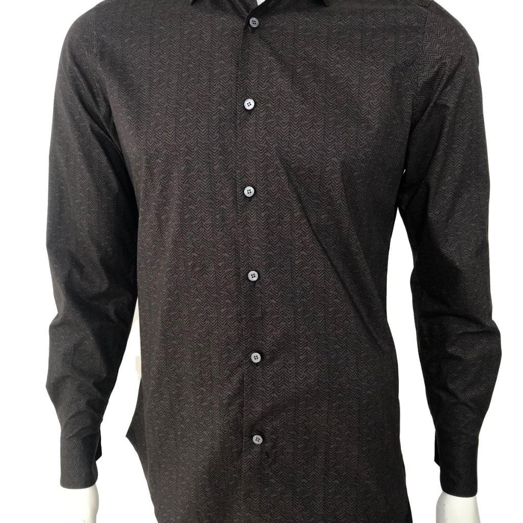 New Authentic Berluti Men's Clothing Button Down Rope Motif Shirt